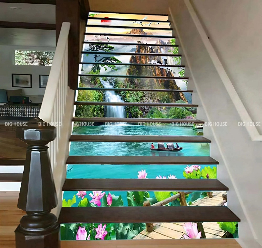 Cách chọn gạch 3D ốp cầu thang và Báo giá tốt nhất